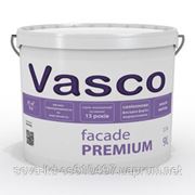 Краска для наружных работ (9л), силиконмодифицированная водоразбавляемая, VASCO FACADE PREMIUM