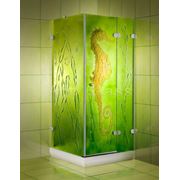 Кабины душевые стеклянные по индивидуальным эскизам оригинальный дизайн и декор для ванной фото