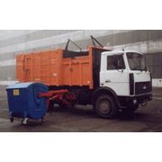 Мусоровоз КО 426 (KO 426) боковая загрузка базовое шасси МАЗ-533702 вместительность кузова 17м.куб масса загруженных бытовых отходов 5950 кг масса мусоровоза 16500 кг пр-во АТЕКО