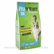 Pronature Original СИФУД ДЕЛАЙТ с морепродуктами сухой супер премиум корм для взрослых котов фото