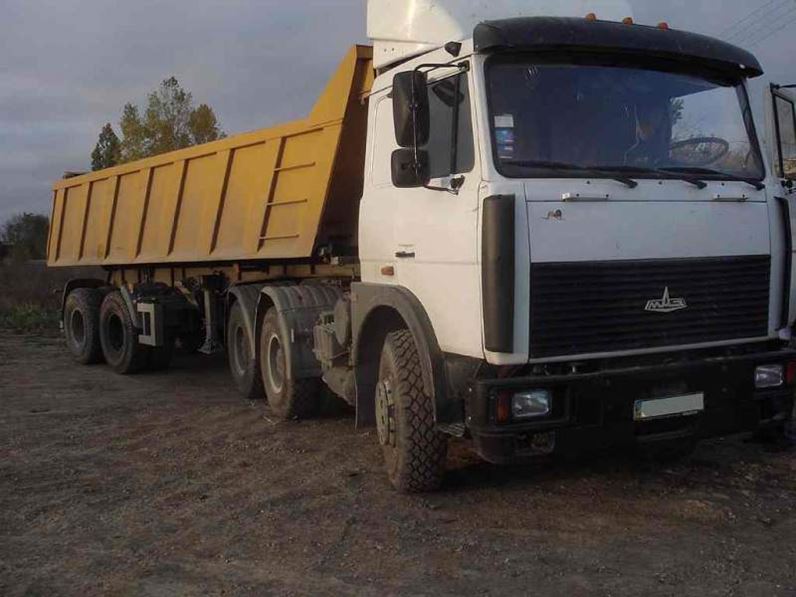 Маз тягач с полуприцепом
