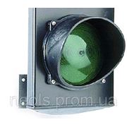 Светофорная лампа зелёная фото