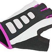 Перчатки 8-7130657 Lady Sport Gel X6 женские черно-розовые L гель/лайкра/синт. кожа с петельками AUTHOR