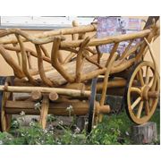 Декоративная телега фото