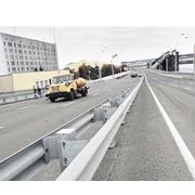 Мостовое дорожное ограждение 11МД двухстороннее фото