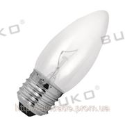 Лампа накаливания BUKO 40W, 60W Е27 220V свеча прозрачная, матовая, белая фотография