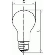 Лампа ЖГ 60-65, Е27 фото