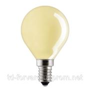Лампа накаливания цветная General Electric 15Вт Е14 желтая (Венгрия) фото