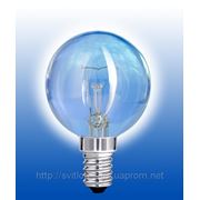 Лампа накаливания декоративная шар, прозрачная, матовая, General Electric Е14, Е27, 40В, 60В фото