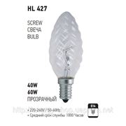 HL427 40W E14 лампа накаливания фото
