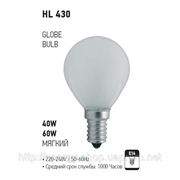 HL430 40W E14 лампа накаливания фото