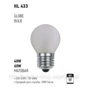 HL433 40W E27 лампа накаливания фото