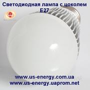 Светодиодная лампа с цоколем E27 6Вт 540 Люмен 3000K SMD 6-LED (85~240В)