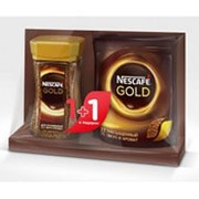 Кофе растворимый NESCAFE Gold, стекло, 95г +75 пакетиков фотография