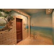 Ванная комната Художественная роспись