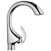 Grohe Змішувач К 4 кухня, висувна лійка, хром (33782) фото