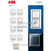 Розетки выключатели ABB Basic 55. Слоновая кость.Белый.