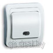 Сенсорный выключатель «САПФИР» (дизайн “Макел“ серия Кармен) белый фото