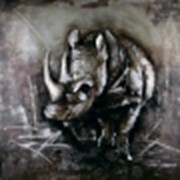 Картина Savannah rhino