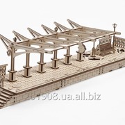 Механический деревянный конструктор, 3D пазл Ugears “Платформа“ фото