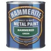 Антикоррозионная краска по металлу молотковая Хаммерайт Hammerite, 5л фото