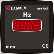 DATAKOM DF-0101 Частотометр, 1 фаза, 72x72 мм фото