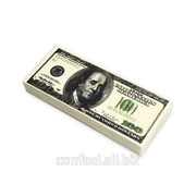 Стопка шоколадных банкнот 100 долларов- подарок для банкира ШСб15.240 автолюбителям! фотография