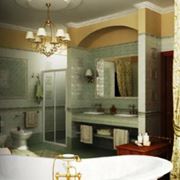 Дизайн ванной комнаты санузла. фотография