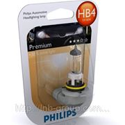 Автолампа Philips 9006PRB1: HB4 12V 51W P22D Premium (блистер)