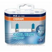 Комплект ламп Osram COOL BLUE HYPER OS 62150 CBH DUOBOX цоколь H1 фотография