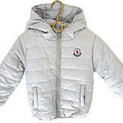 Детская куртка Moncler 92-116 серая, код товара 202837903 фотография