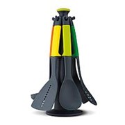 Набор кухонных инструментов на подставке elevate™ carousel, разноцветный, 6 пред. (44966)