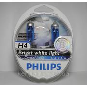Philips Crystal Vision H4 2шт. в комплекте фото