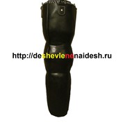Боксёрский мешок из натуральной кожи тип Силуэт трехсенкционный ( МБНТ22-4 ,диаметр 30, высота 85 см, вес 30-35 кг ) 622 фото