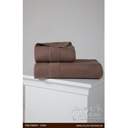 Полотенце для ванной Karna TRUVA микрокоттон хлопок коричневый 50х100 фото
