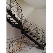 Кованая лестница арт.Ls.3 /2200грн. + перила 1700грн. фотография