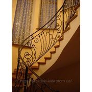 Кованые перила для лестниц KP-00012 фото
