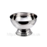 Чаша для пунша, диаметр 370мм-14,5л HAMMERED нерж. Индия 9685 фотография