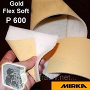 Mirka GoldFlex Soft P600, гибкий абразив на поролоновой основе рулон 115мм х 25м 200 листов с перфорацией фото