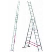 Многофункциональная 3-х секционная лестница алюминиевая 7,75 м (3х11)