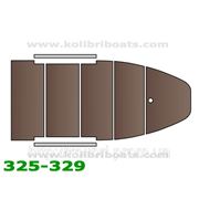 Жесткий пол для лодок Колибри (модели КМ300Д - КМ 450Д) фото