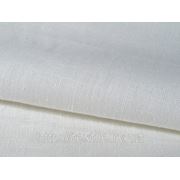 Ткань льняная скатертная белая арт.4с107 фото