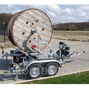 Прицеп для перевозки кабеля - с нагрузкой 1500-2000 кг. фото