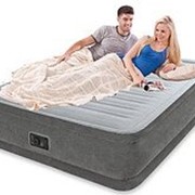 Двуспальная надувная кровать Intex 64418 (203х152x56 см) с электрическим насосом