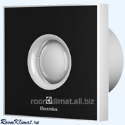Вентилятор бытовой накладной для санузлов Electrolux Электролюкс Rainbow EAFR-120T black с таймером фото