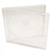 CD бокс Jewel box 10 мм прозрачный трей фотография