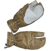 Перчатки трехпалые из ткани Кираса фотография