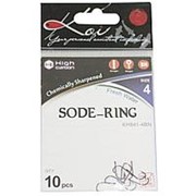 Крючки KOI Sode-Ring “KH841-4BN“ №4 AS, (10 шт.) BN фото