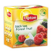 Черный чай в пирамидках Lipton Forest Fruit 20 пак * 1,7г фотография