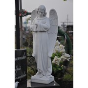 Скульптура Ангел с цветами фото